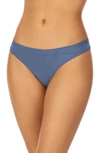 Dkny Table Tops Modal Thong In Vintage Blue