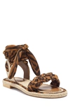 Vince Camuto Kastela Leather Lace-up Sandal In Summer Nat/ M