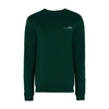 Apc Item Logo-print Cotton Sweatshirt In Green