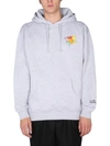 Chinatown Market X The Simpsons "devil Bart" Sweatshirt Unisex In Grey