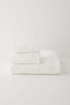 Ettitude Bamboo Lyocell Waffle Towel Set In White