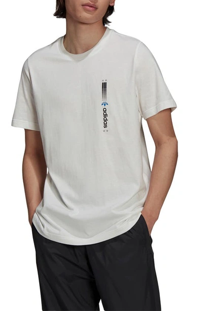 Adidas Originals Symbol Graphic Tee In Core White