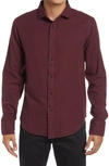 Rag & Bone Pursuit 365 Button-up Shirt In Burgundy