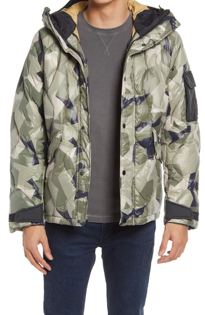 Rag & Bone Shield Down Puffer Jacket In Camo