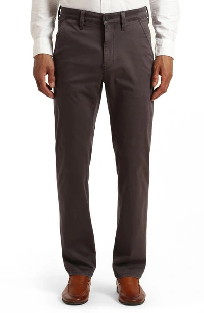 34 Heritage Charisma Relaxed Straight Leg Chinos In Anthracite Twill