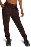 Good American Good Waist Cotton Terry Joggers In Bronze Brown001
