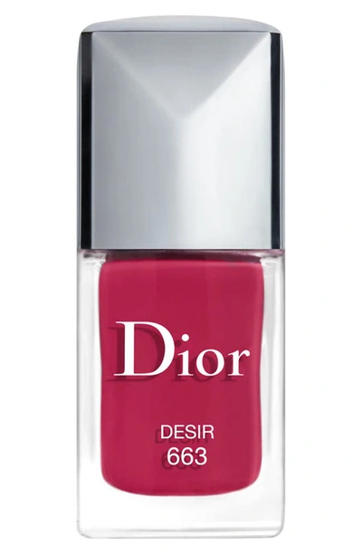 Dior Vernis Gel Shine & Long Wear Nail Lacquer In 663 Desir