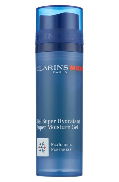 Clarins Men Super Hydrating Moisturizer Cooling Gel, All Skin Types, 1.7 oz