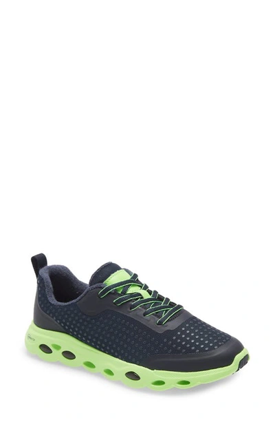 Ara Montclair Sneaker In Blue/ Green