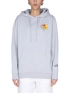 Chinatown Market X The Simpsons "devil Bart" Sweatshirt Unisex In Grey
