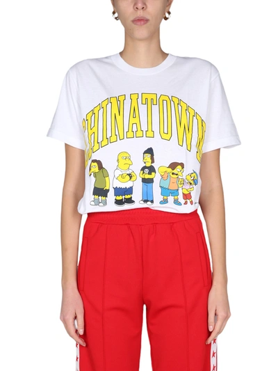 Chinatown Market X The Simpsons "ha Ha" T-shirt In White