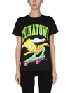 Chinatown Market X The Simpsons "cowabunga" T-shirt In Black