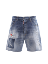 DSQUARED2 BOXER SHORT BERMUDA SHORTS,S74MU0685S30342 470