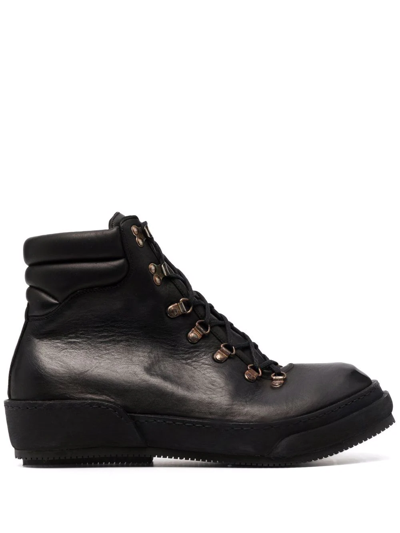 Guidi Orthopaedic Lace-up Ankle Boots In Black