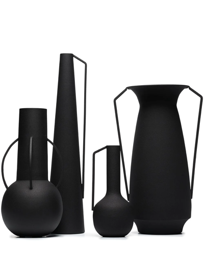 Pols Potten Black Roman Vase Set