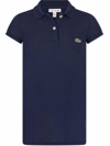 Lacoste Logo-patch Chest-pocket Cotton-pique Polo Dress 4-14 In Blue