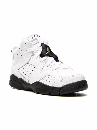 Jordan Kids' Air  6 Retro 运动鞋 In White