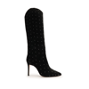 Schutz Maryana Studded Suede Tall Boots In Black