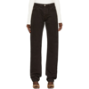 ATTICO BROWN LONG BAGGY JEANS