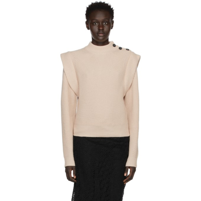 Isabel Marant Peggy Ribbed Wool And Cashmere-blend Sweater In Pink