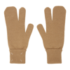 MAISON MARGIELA BEIGE TABI GLOVES