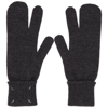 Maison Margiela Grey Tabi Gloves In Lead