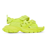 Balenciaga Baby's & Little Kid's Track Double Touch-strap Sandals In Yellow Fluo