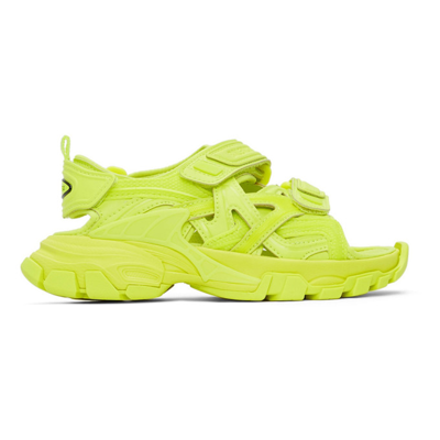 Balenciaga Baby's & Little Kid's Track Double Touch-strap Sandals In Yellow