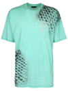 Mauna Kea Tie-dye Crew Neck T-shirt In Blue