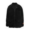 Heron Preston Zip-fastening Fleece Jacket In Black