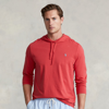 Polo Ralph Lauren Jersey Hooded T-shirt In Starboard Red