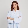 Lauren Ralph Lauren Cotton Terry Cloth Robe In Blue