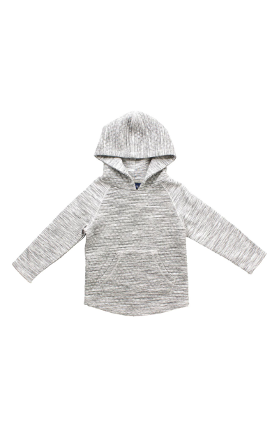 Bear Camp Kids' Textured Knit Hoodie In Oatmeal Heather