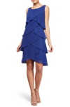 Sl Fashions Sleeveless Chiffon Tier Dress In Irs