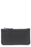 Aimee Kestenberg Melbourne Leather Wallet In Black W/ Iridescent