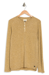 Civil Society Hogan Hacchi Knit Henley In H Mustard