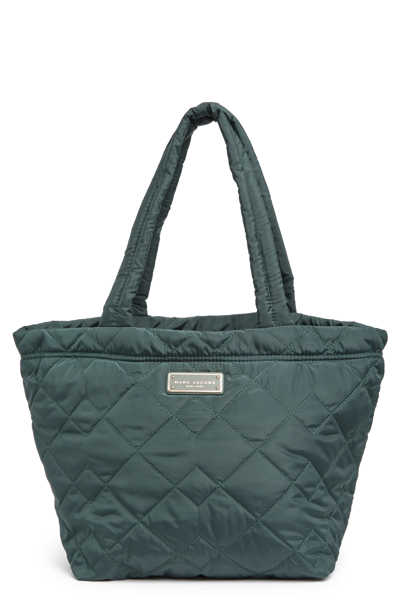 Marc Jacobs Quilted Medium Tote Bag In Kombu Green