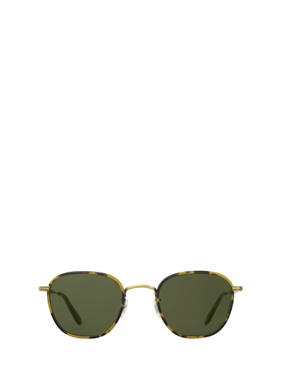 Garrett Leight Grant Sun Tokyo Tortoise - Antique Gold Unisex Sunglasses