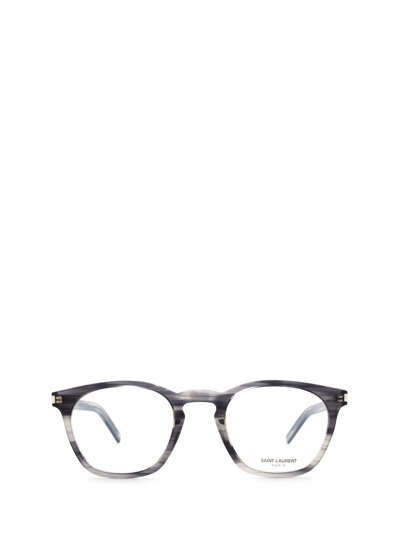 Saint Laurent Sl 30 Slim Grey Havana Glasses