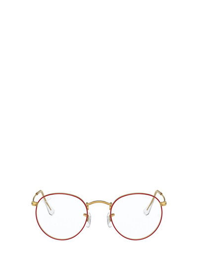Ray Ban Rx3447v Blue On Legend Gold Unisex Eyeglasses