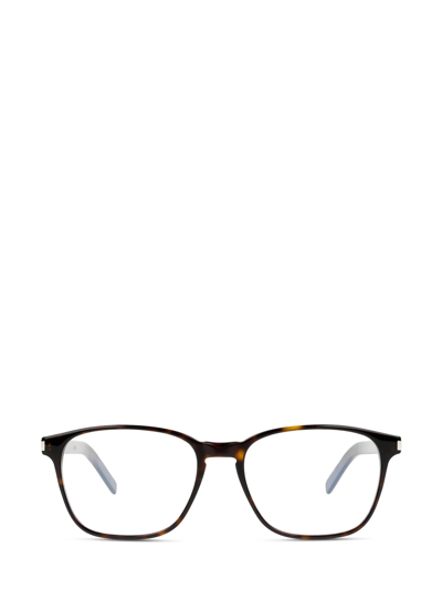 Saint Laurent Sl 186-b Slim Dark Havana Glasses