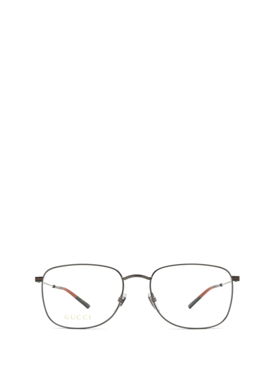 Gucci Gg1052o Ruthenium Male Eyeglasses In Grey