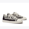 Tory Burch Classic Court Sneakers In Black Gingham / Perfect Black