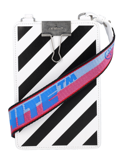 Off-white Iphone Bag Diagonals - Atterley In White