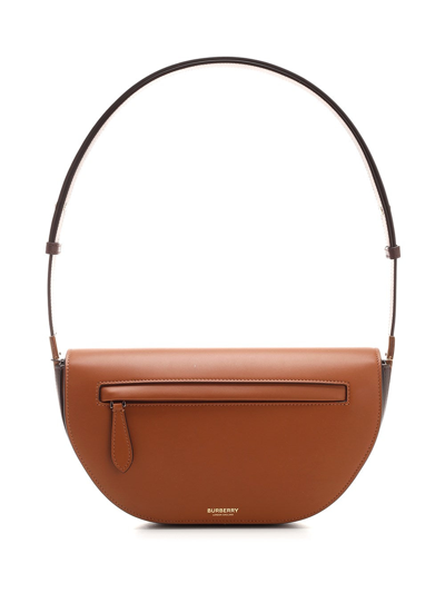 Burberry Small Olympia Shoulder Bag In Brown
