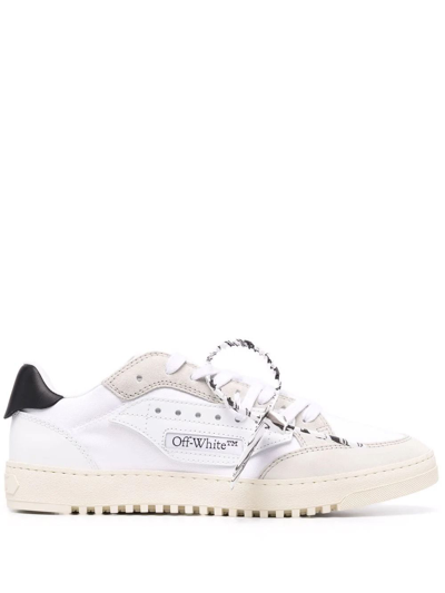 Off-white Men's White Leather Trainers