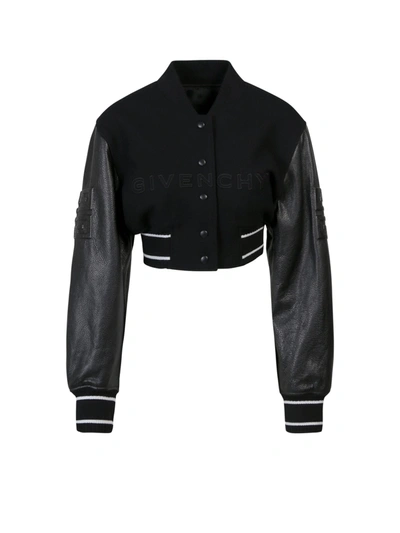 GIVENCHY GIVENCHY 4G CROPPED BOMBER JACKET