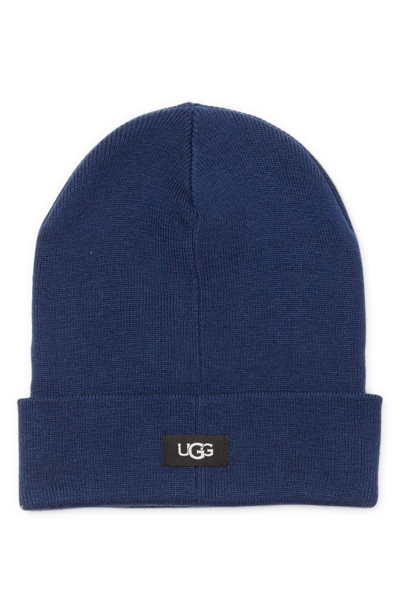 Ugg Knit Cuff Beanie In Navy