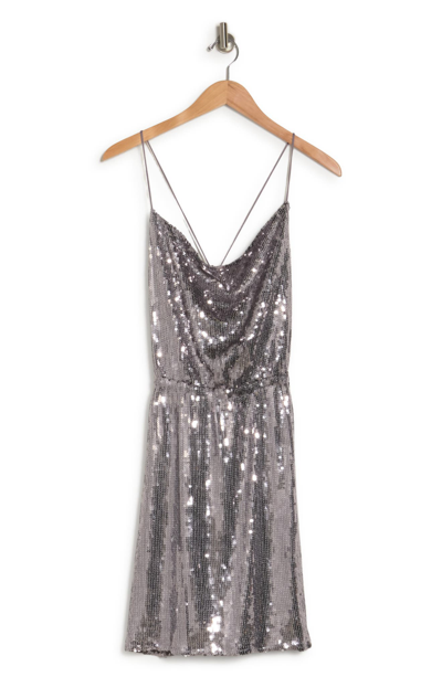 Wishlist Silver Spaghetti Strap Dress