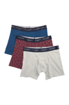 Ted Baker Cotton Stretch Boxer Briefs In Gib/ Gh/ Pot Pu S
